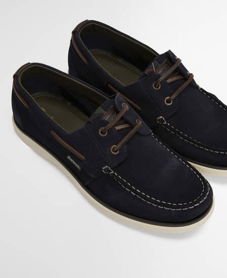 Rothley Boat Shoe Navy Suede