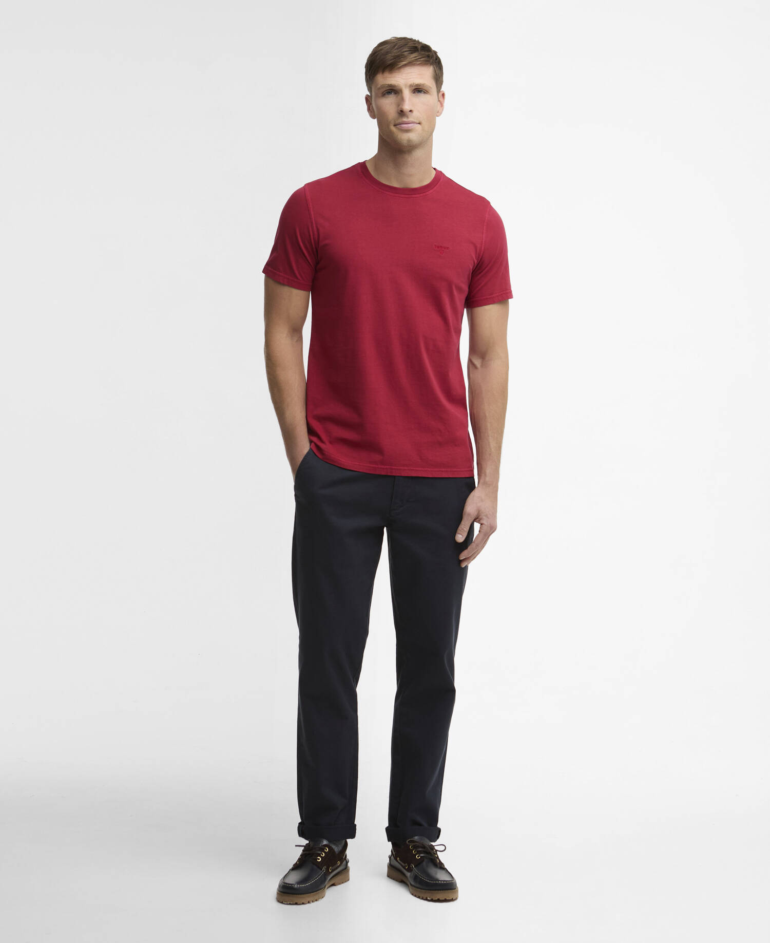 T-Shirt Washed Tartan Washed Red image number 1