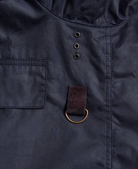 Spey Slim Waxed Jacket Classic Navy