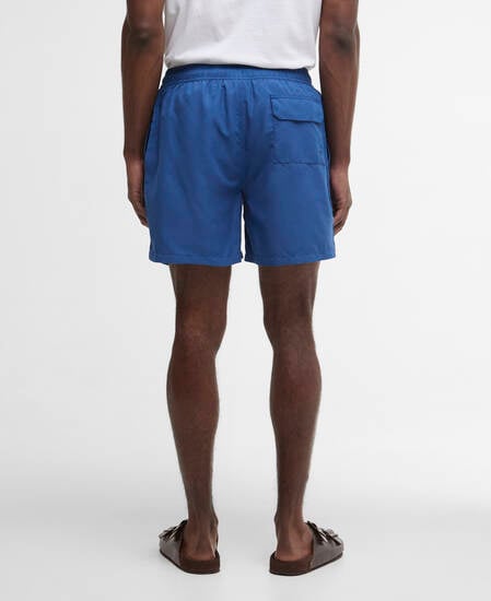 Logo Swim Shorts Sailboat Blue