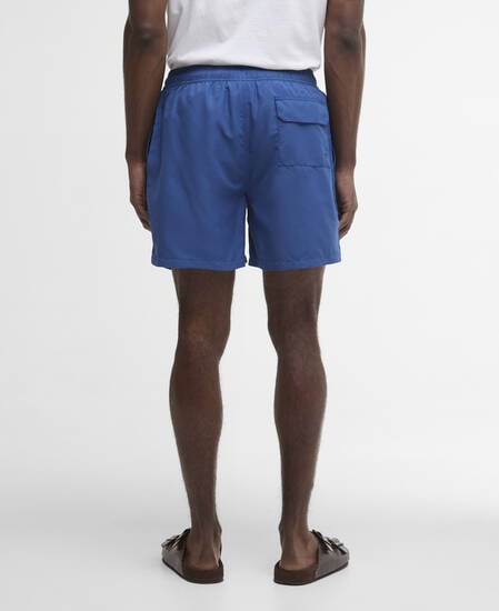 Logo Swim Shorts Sailboat Blue