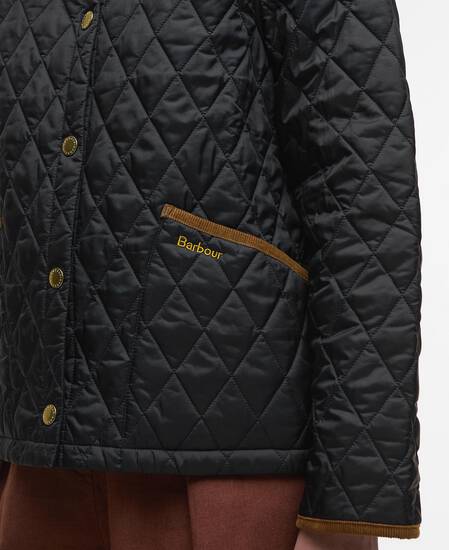 Giacca trapuntata Liddesdale Cropped Icons Black/Classic