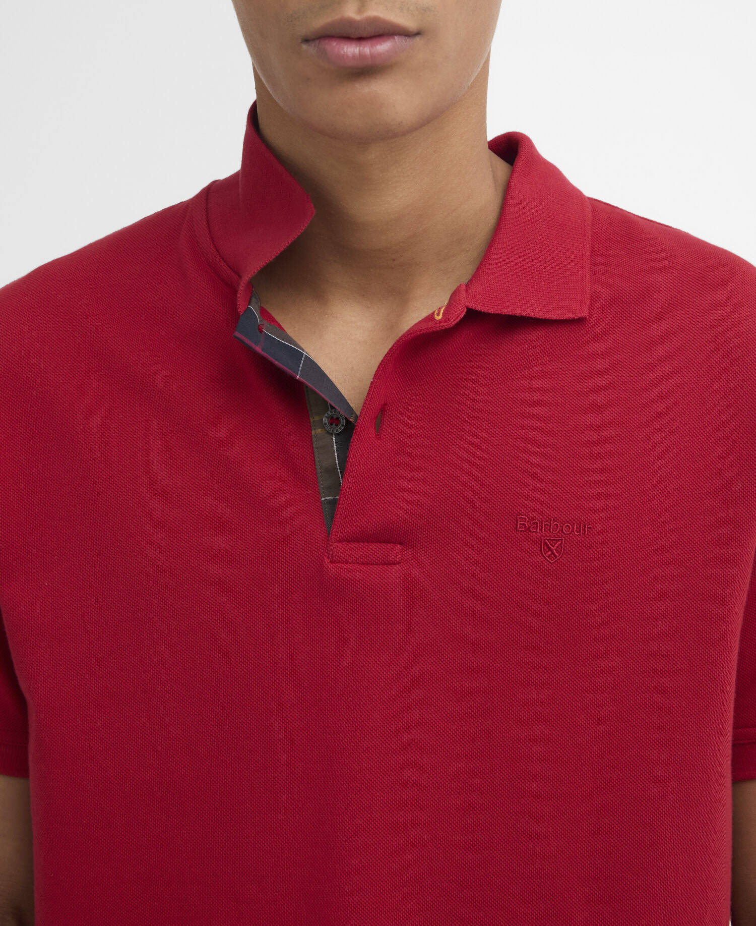 Poloshirt Pima Cotton Tailored Red image number 3