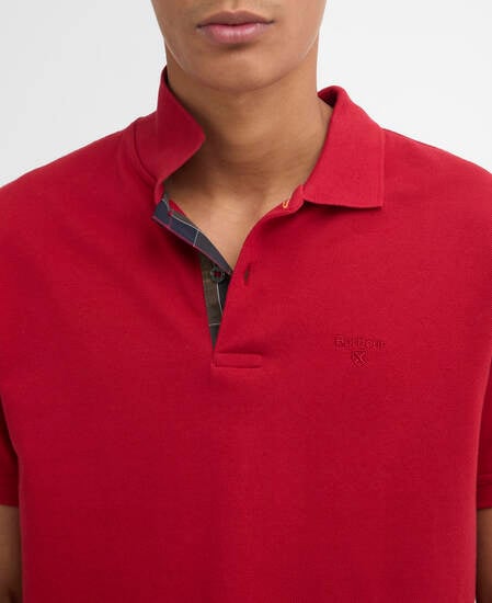 Pima Cotton Tailored Polo Red