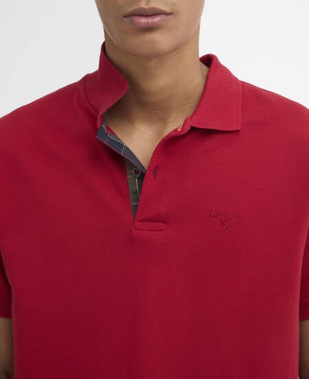 Pima Cotton Tailored Polo Red