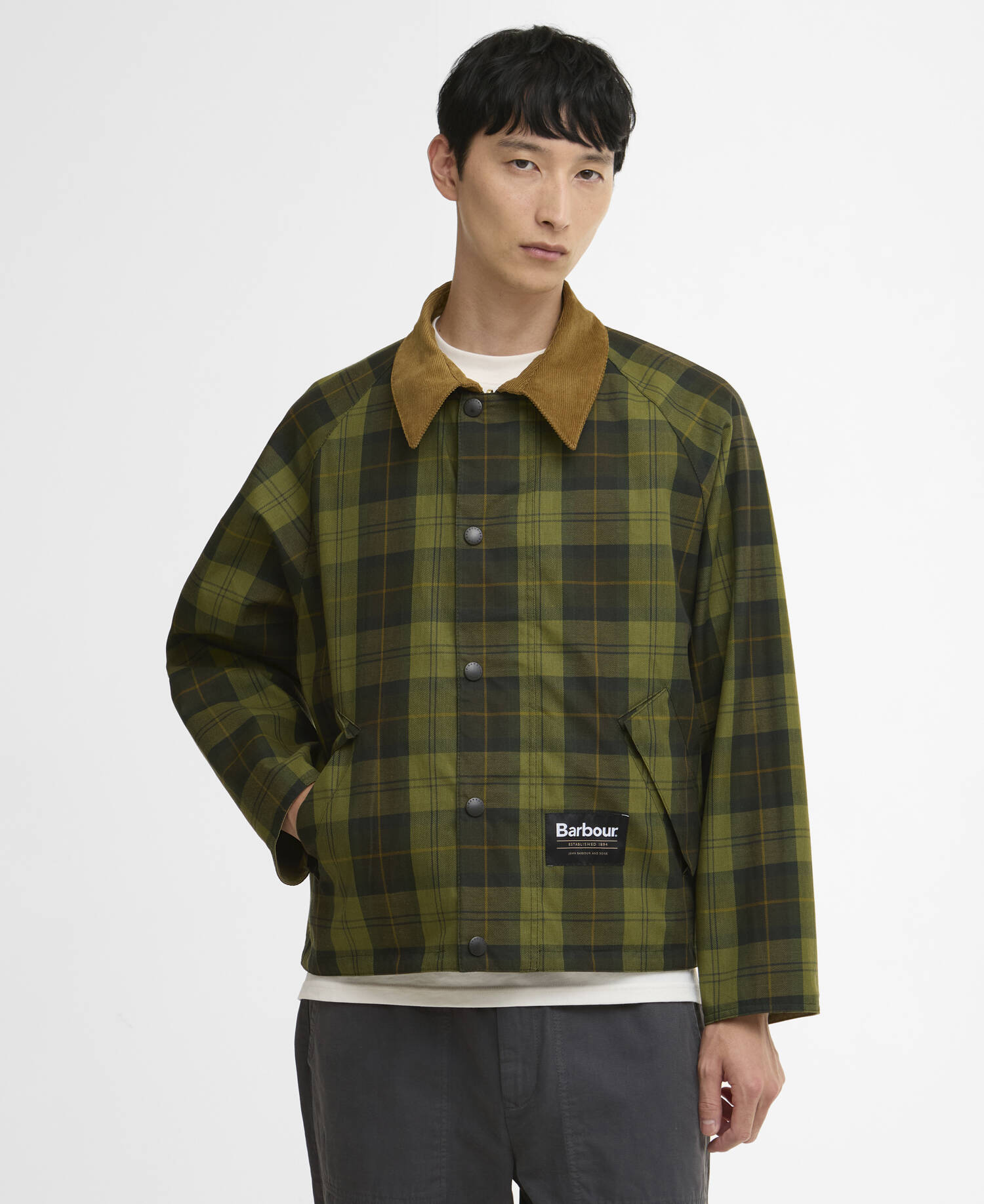 Oversized Reversible Transporter Jacket Bleached Olive image number 5