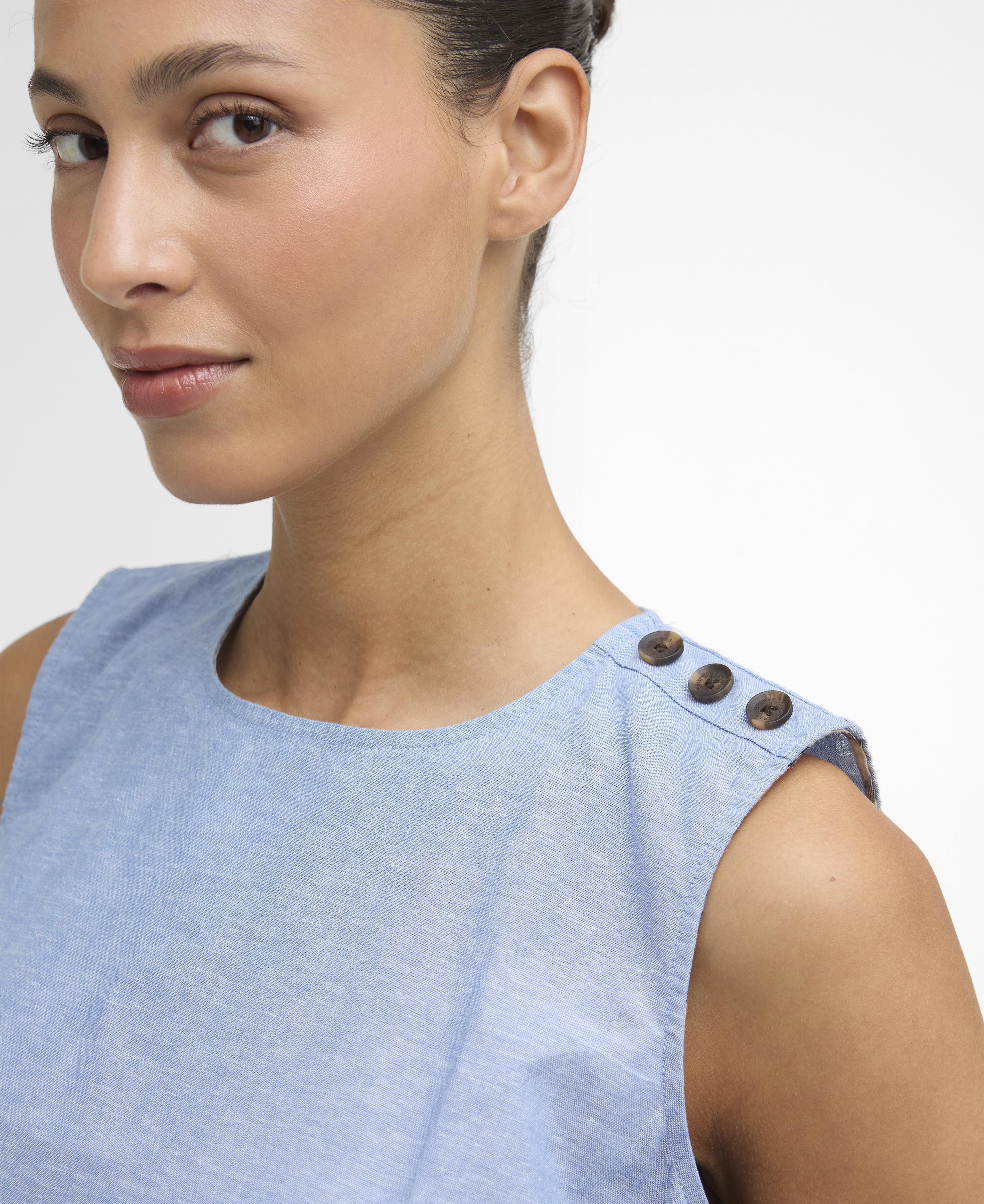 Bluse Josie Sleeveless Light Chambray