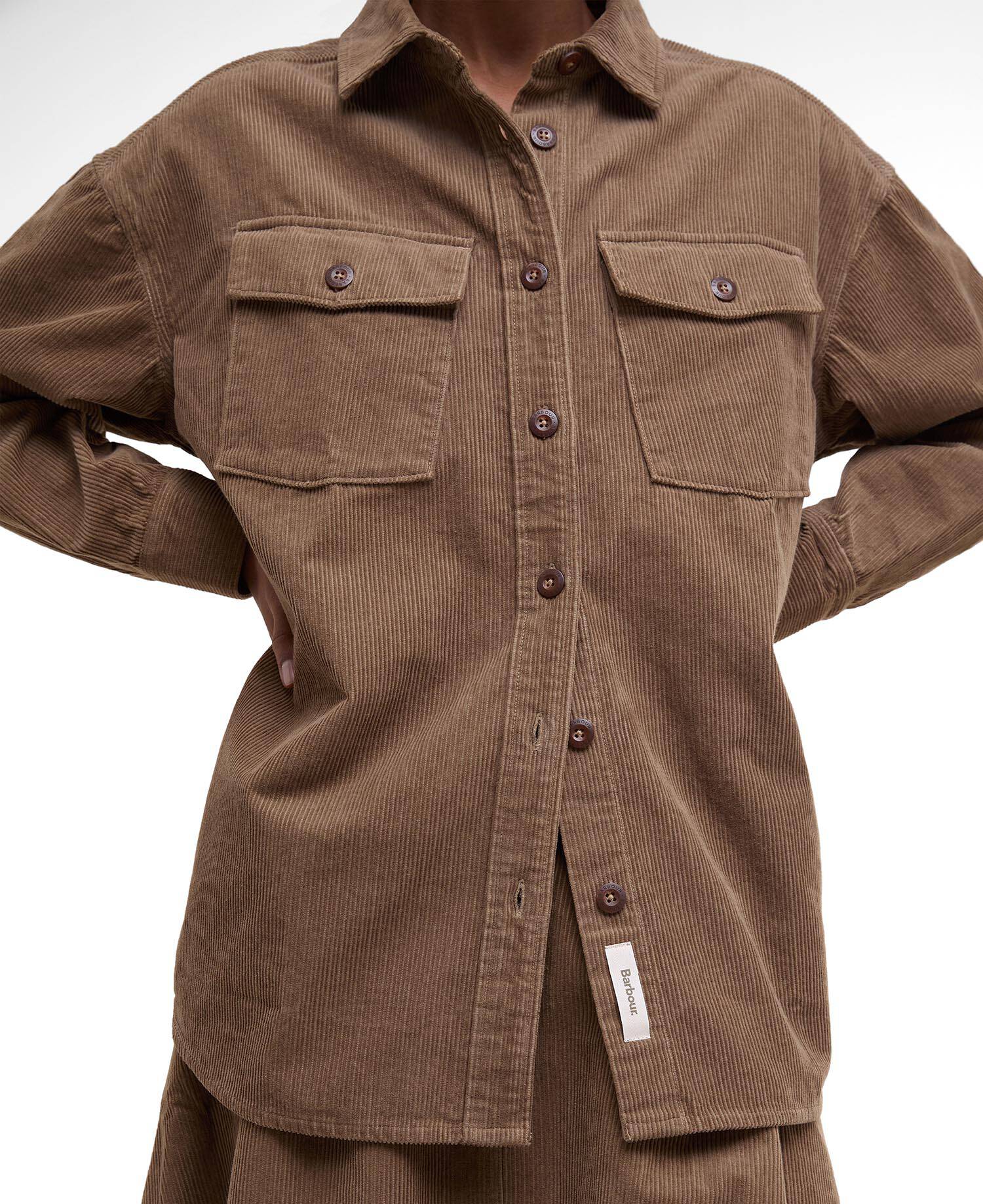 Yasmin Relaxed Cord Shirt image number 5