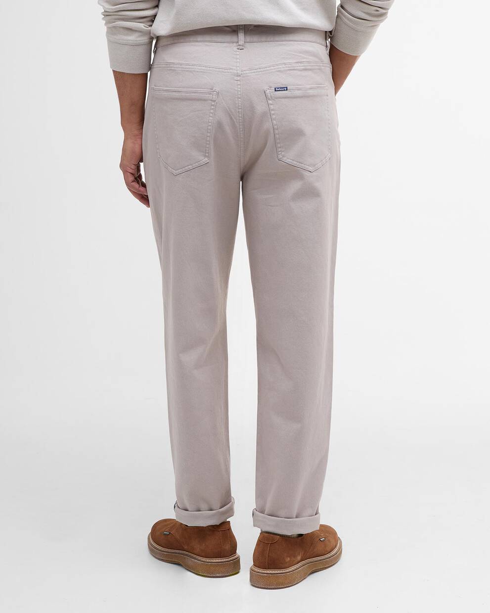 Washed Stretch Regular Trousers
