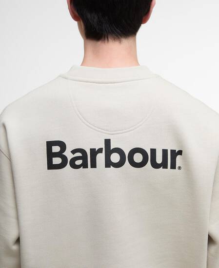 Brushed Nicholas Oversized Crew Neck Jumper Mist