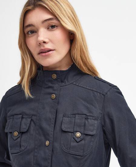 Giacca in cotone cerato Winter Defence 