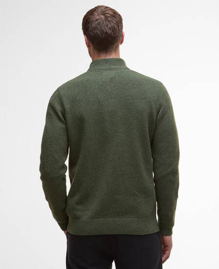 Essential Tisbury Half-Zip Jumper Forest