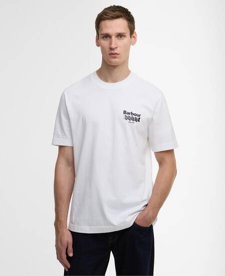 Barbour x Baracuta All Nighter Oversized T-Shirt White