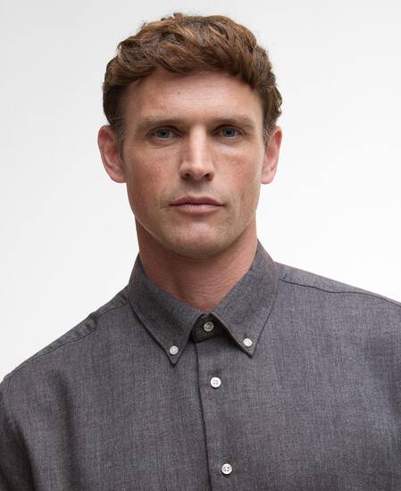 Camicia Tamish a maniche lunghe con vestibilità regular Grey Marl Camicia Tamish a maniche lunghe con vestibilità regular Grey Marl