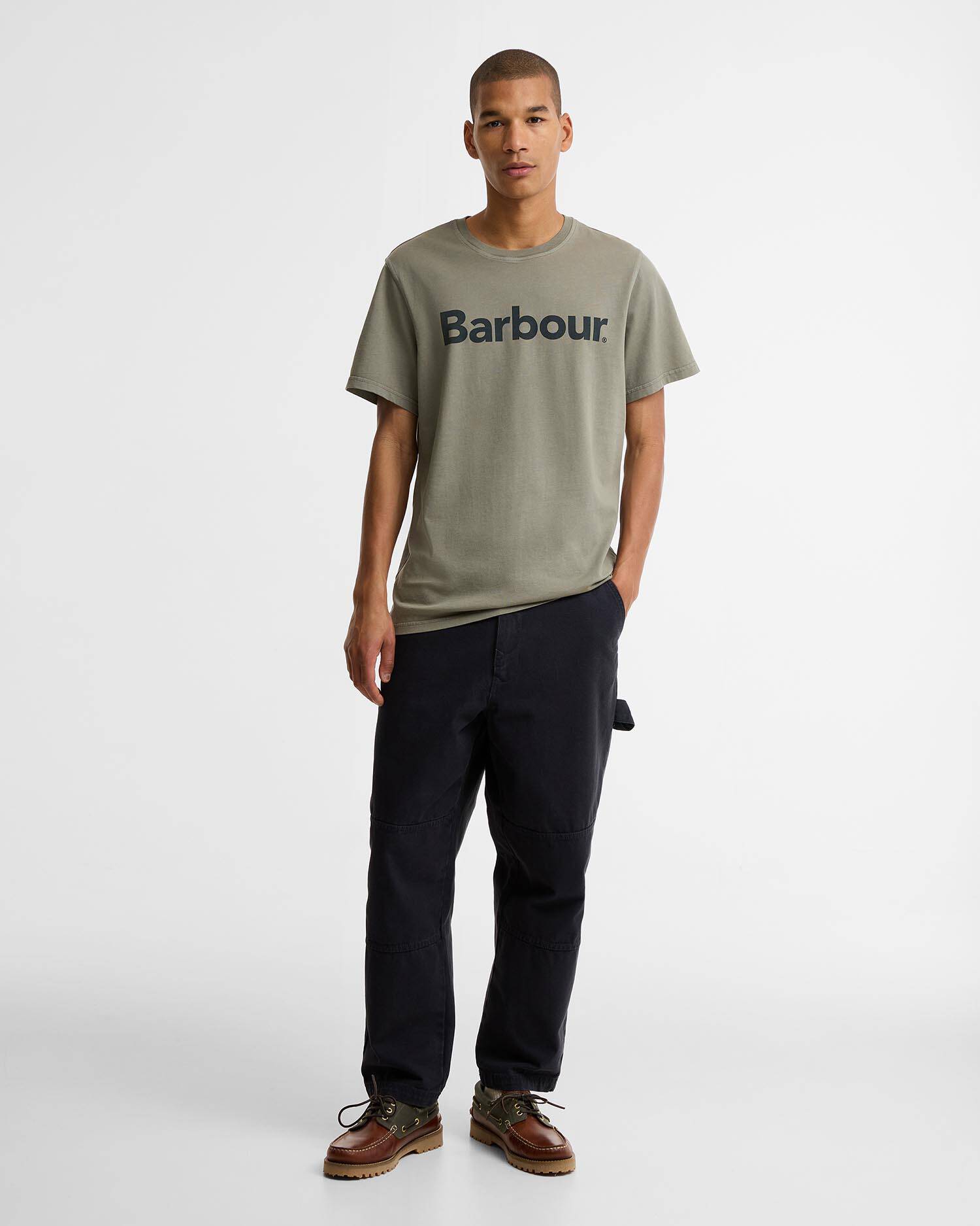 Washington Overdyed Logo Tailored T-Shirt Dusty Olive image number 1