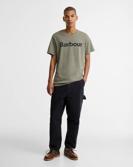 Washington Overdyed Logo Tailored T-Shirt Dusty Olive