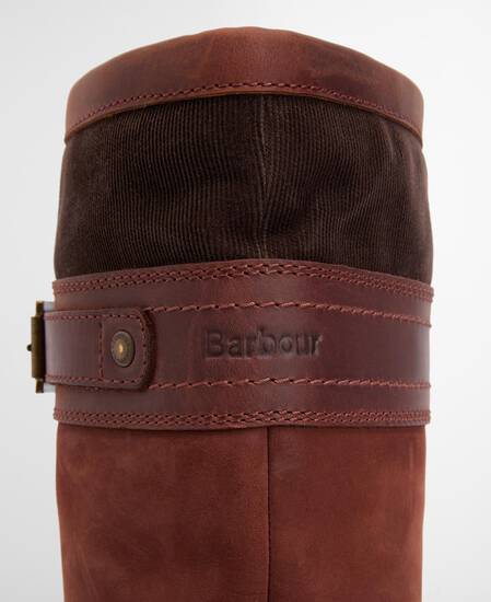 Stiefel Beaconsfield Knee-High Mahogony/Choc Nubuck