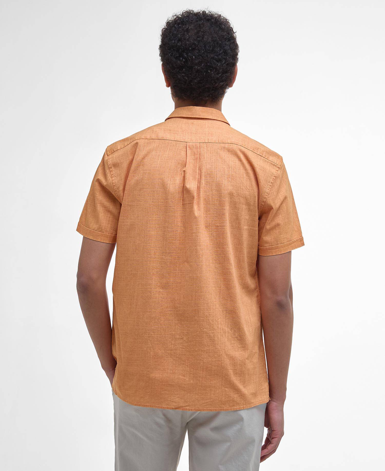 Pigment Dye Slub Short-Sleeved Shirt image number 2