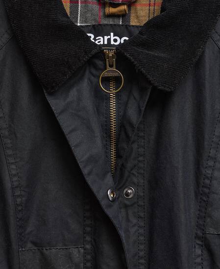 Barbour Re-Loved Beadnell Waxed Jacket - Size 14 Navy Barbour Re-Loved Beadnell Waxed Jacket - Size 14 Navy
