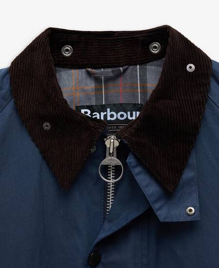 Transport Waxed Jacket Washed Cobalt