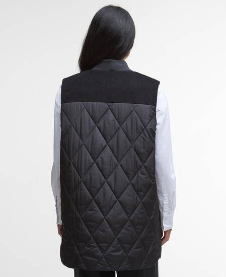 Lydia Gilet Black/Classic Tartan