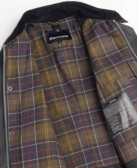 Ashby Waxed Jacket Grey-Classic