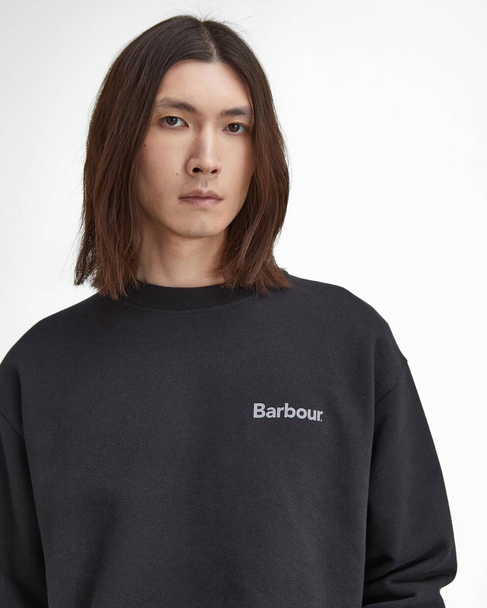 Brushed Nicholas Oversized Crew Neck Jumper