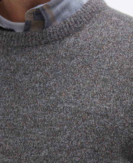 Essential Tisbury Crew-Neck Jumper Fog