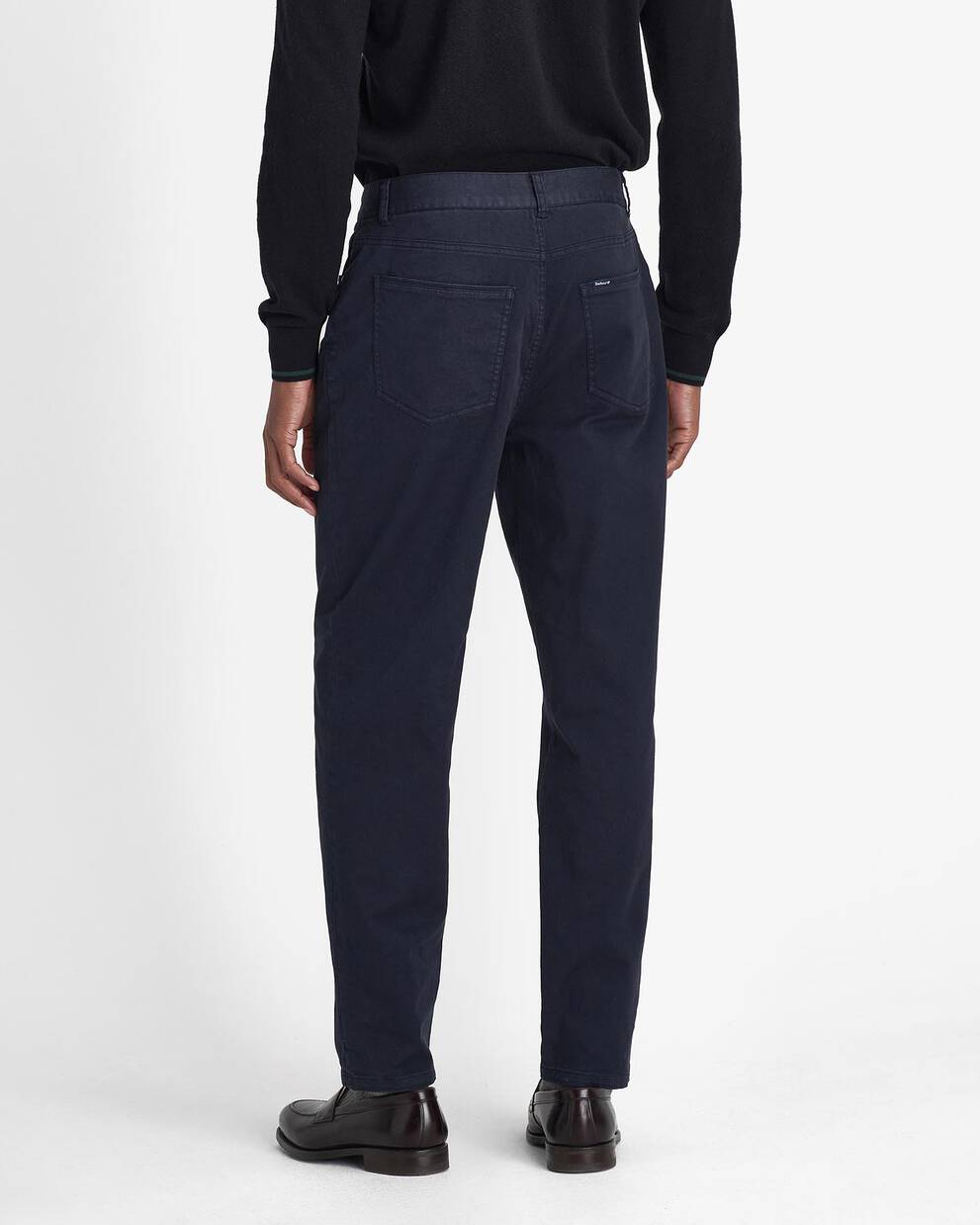 Washed Stretch Regular Trousers