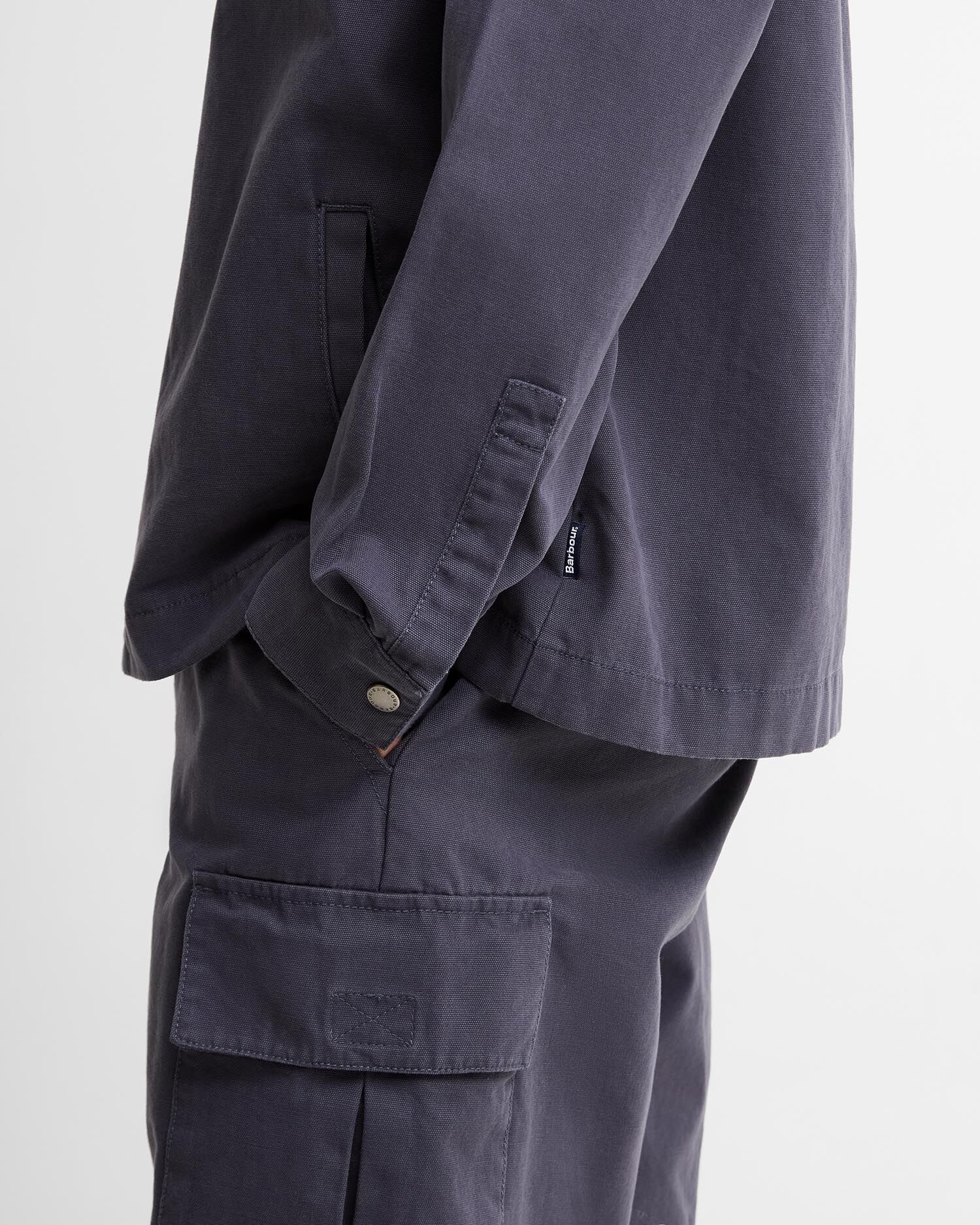 Overshirt in twill Wetheral Washed Navy