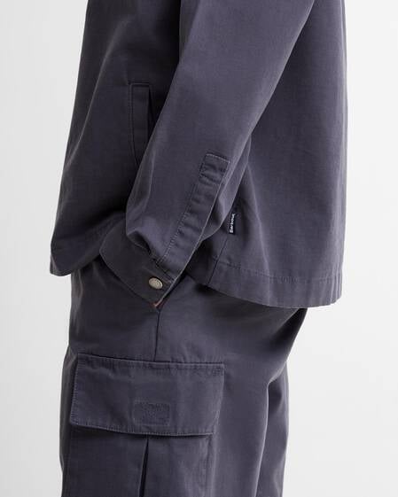 Overshirt in twill Wetheral Washed Navy