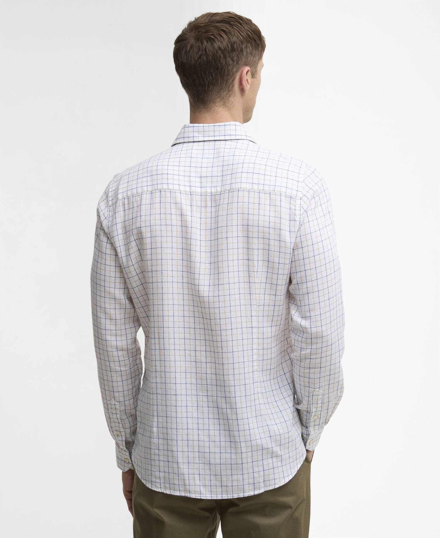 Belleview Tattersall Tailored Shirt White image number 2
