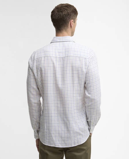 Belleview Tattersall Tailored Shirt White