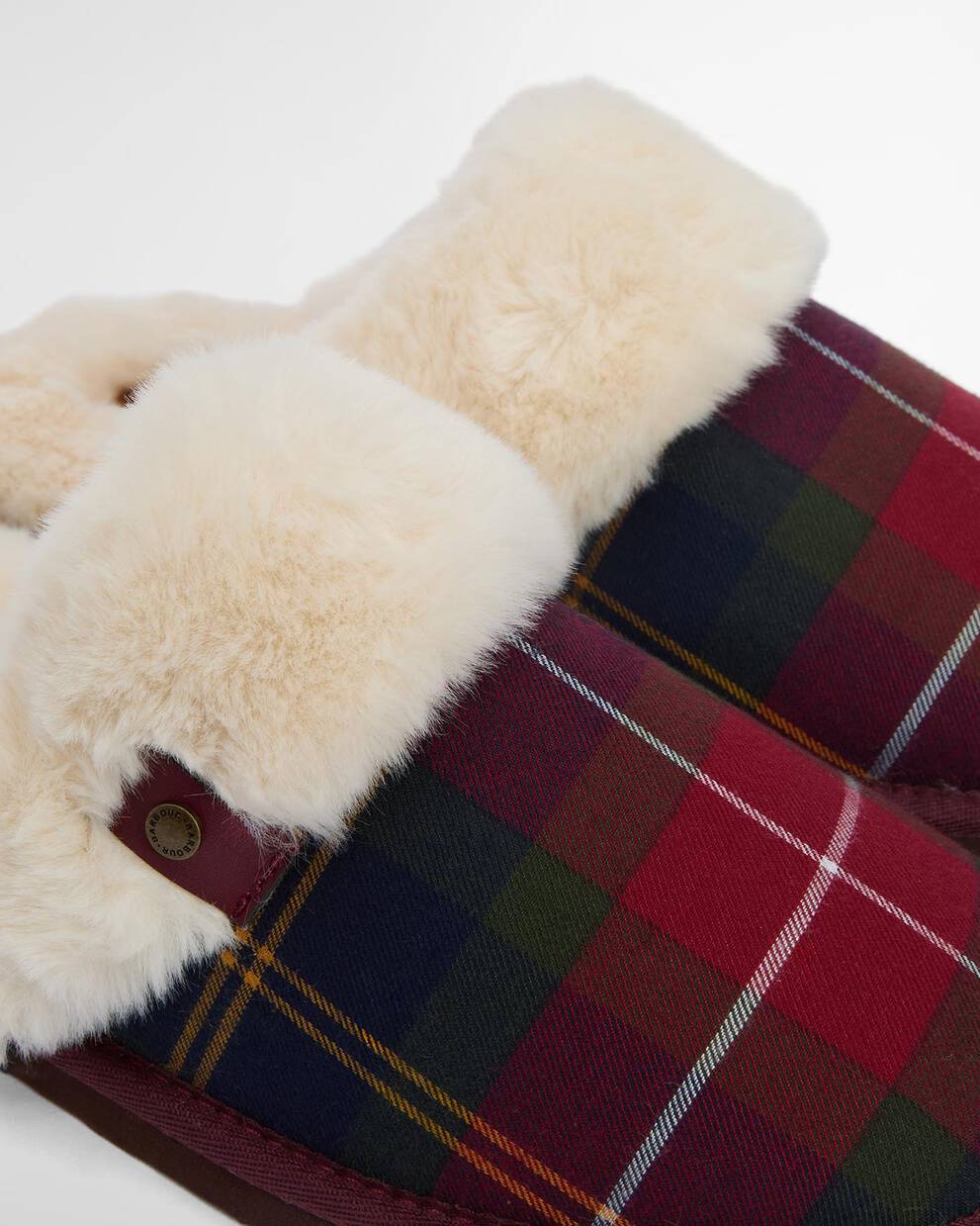 Claudia Tartan Mule Slippers