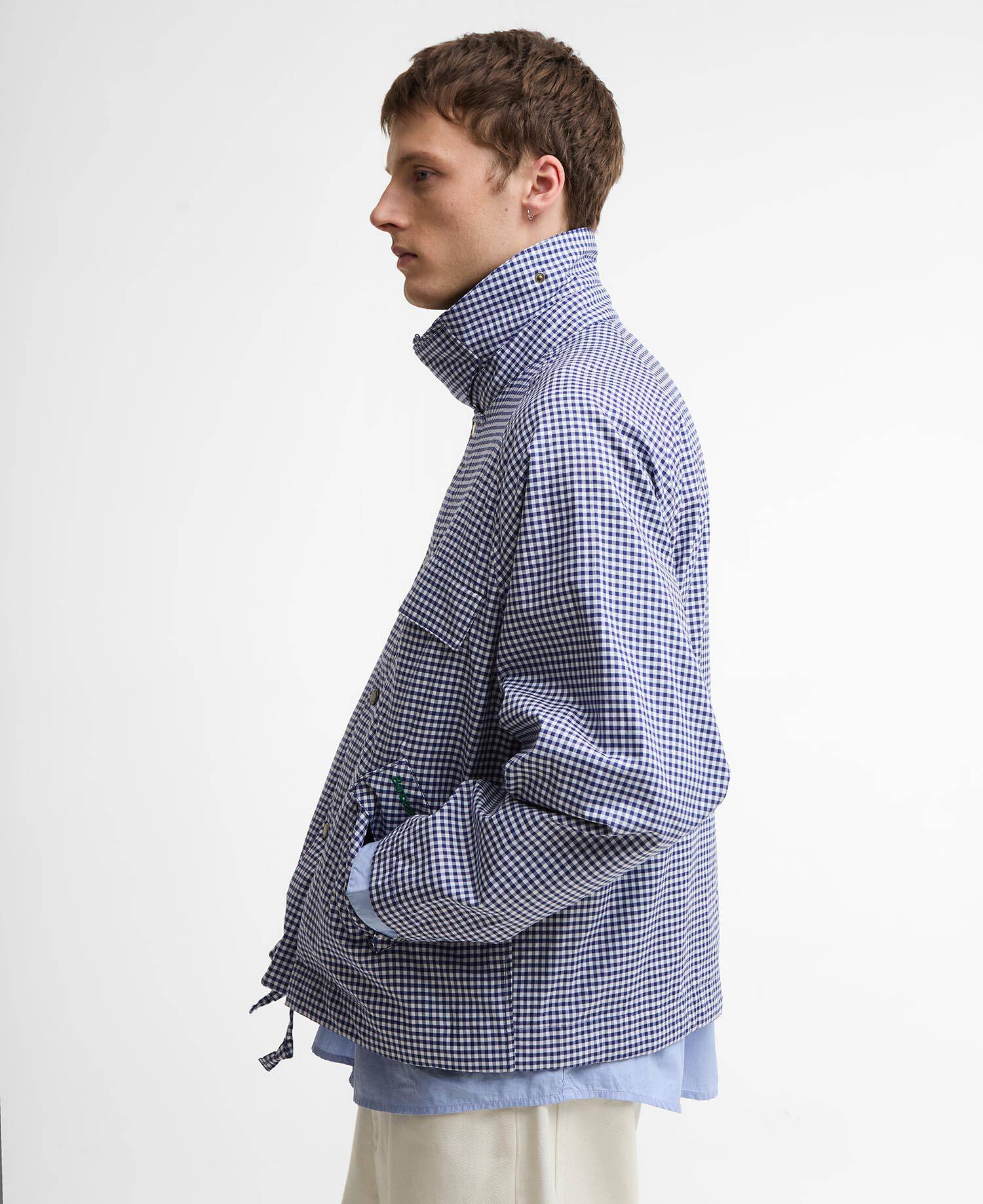 Giacca casual Transport Paul Smith Loves Barbour Navy/White image number 5
