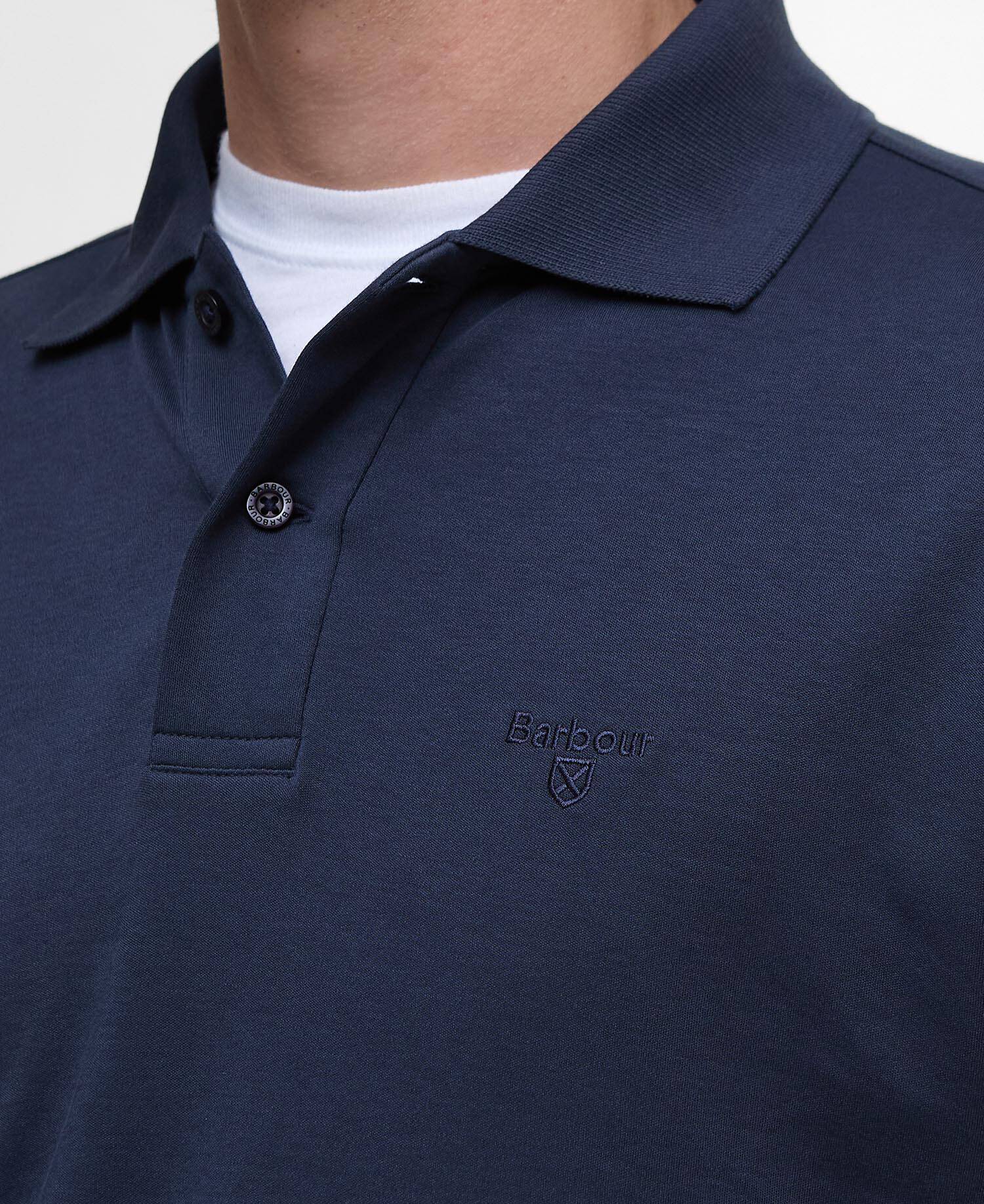 Hylton Short-Sleeved Polo Shirt Classic Navy image number 5