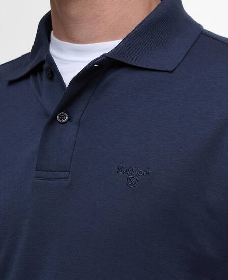 Hylton Short-Sleeved Polo Shirt Classic Navy