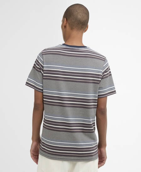 T-shirt Steelrigg con motivo a righe Navy