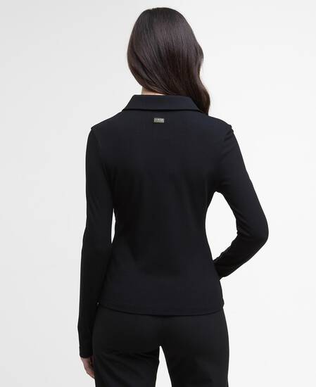 Langarmshirt Chloe Ribbed Black