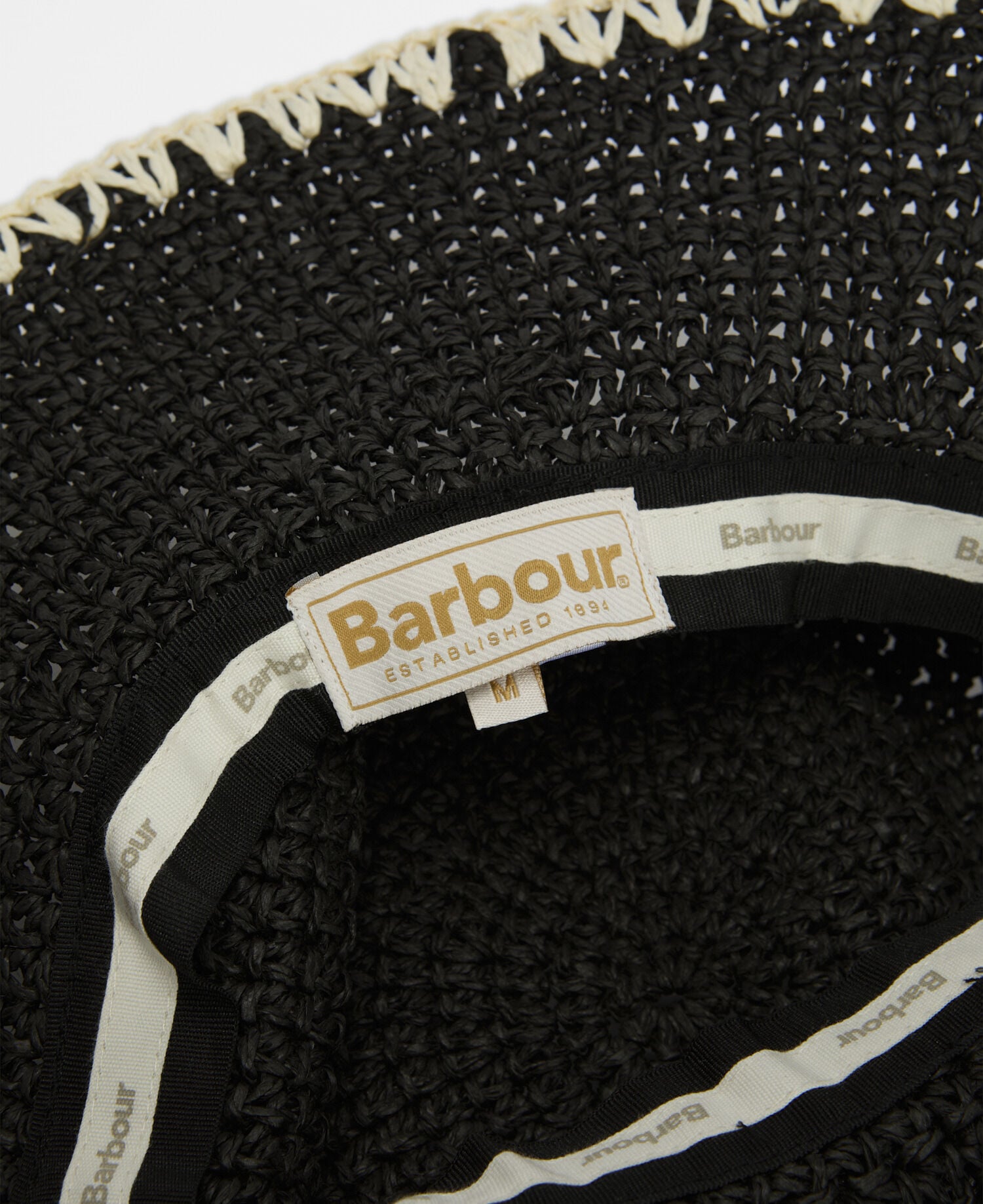 Camille Crochet Hat Black