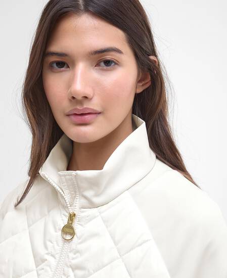 Ebony Quilted Sweatshirt Neutral