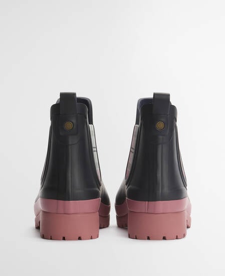 Mallow Wellingtons Navy/Cherry Blossom
