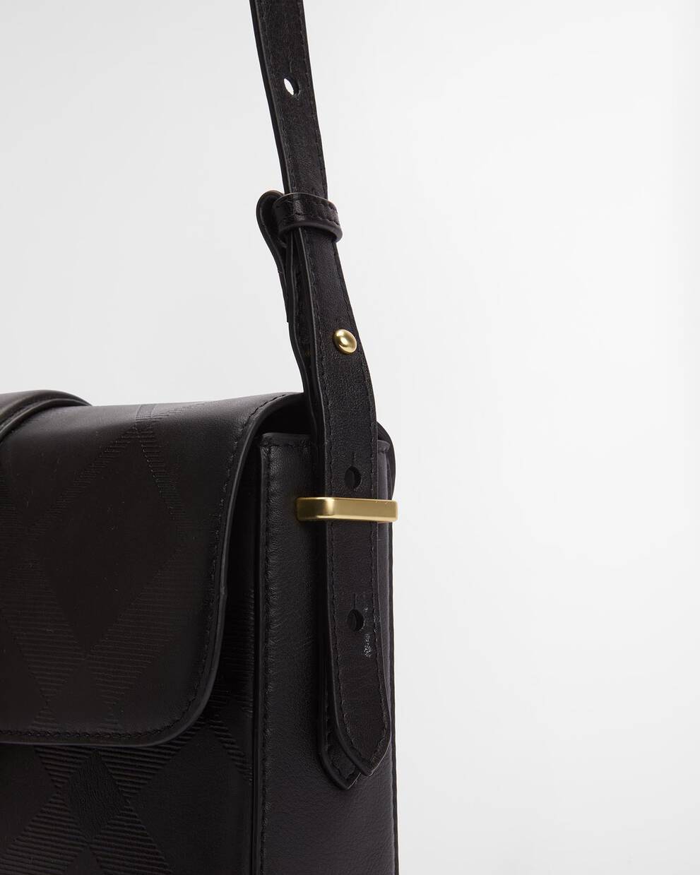 Rosa Deboss Leather Crossbody Bag