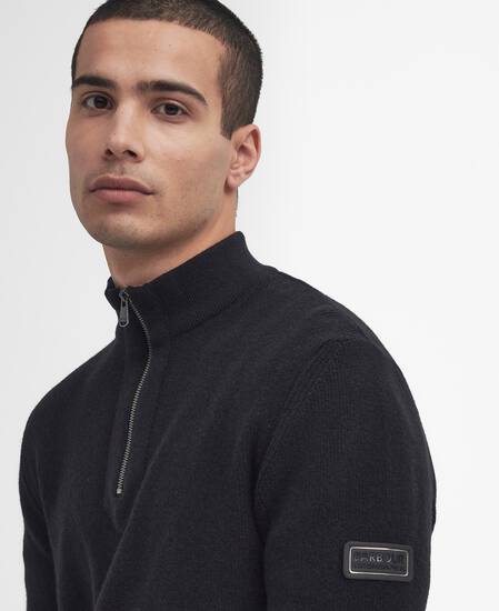 Maglione Crawley con zip corta 