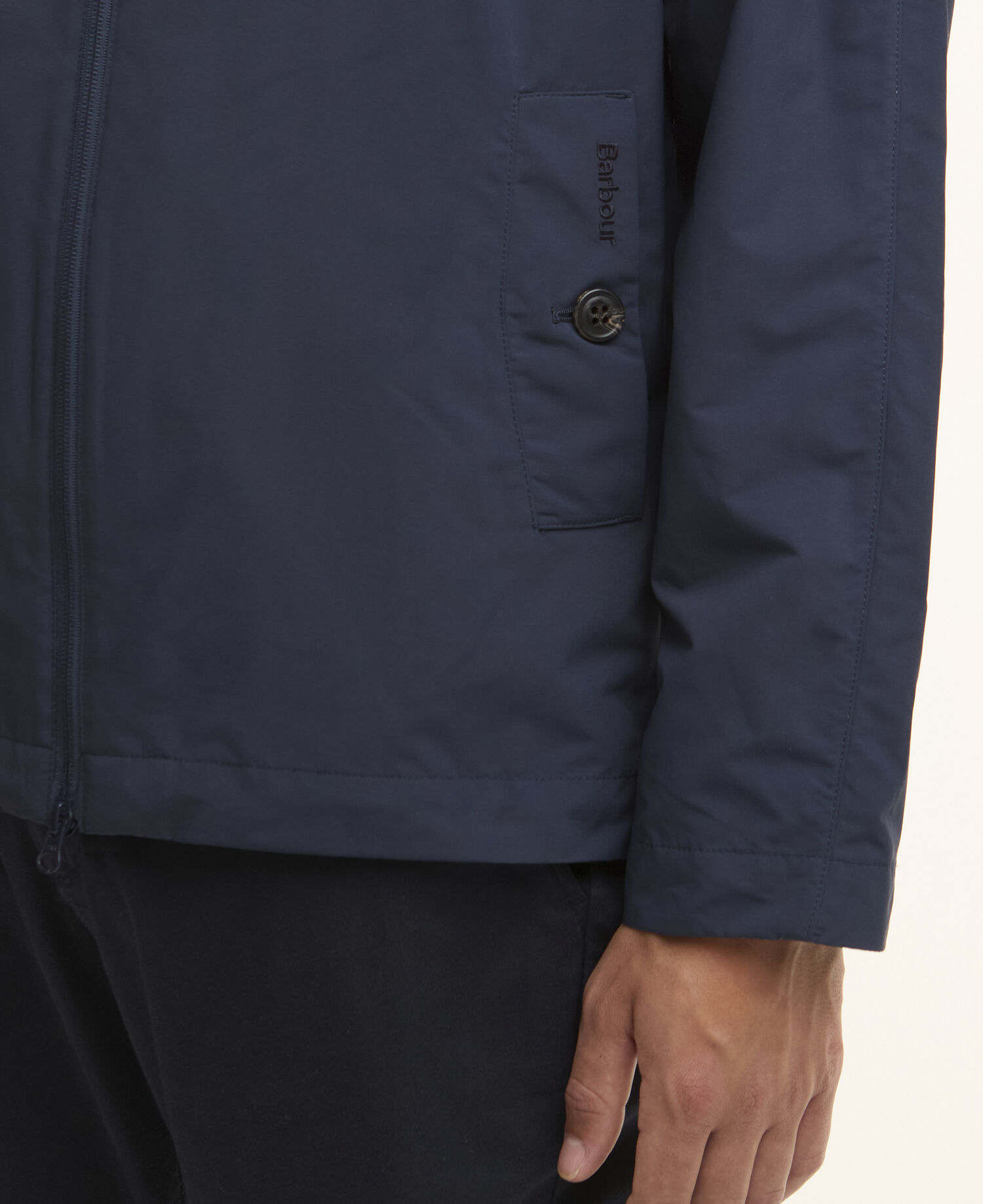 Giacca antipioggia Modern Rokig con cappuccio Navy