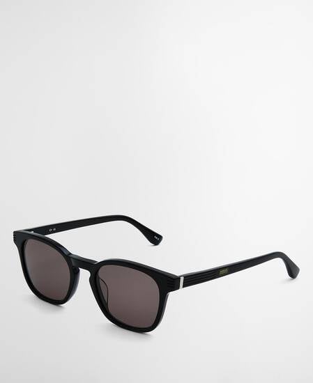 Square Retro Sunglasses Black