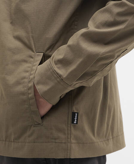 Overshirt Crail in ripstop cerato Concrete
