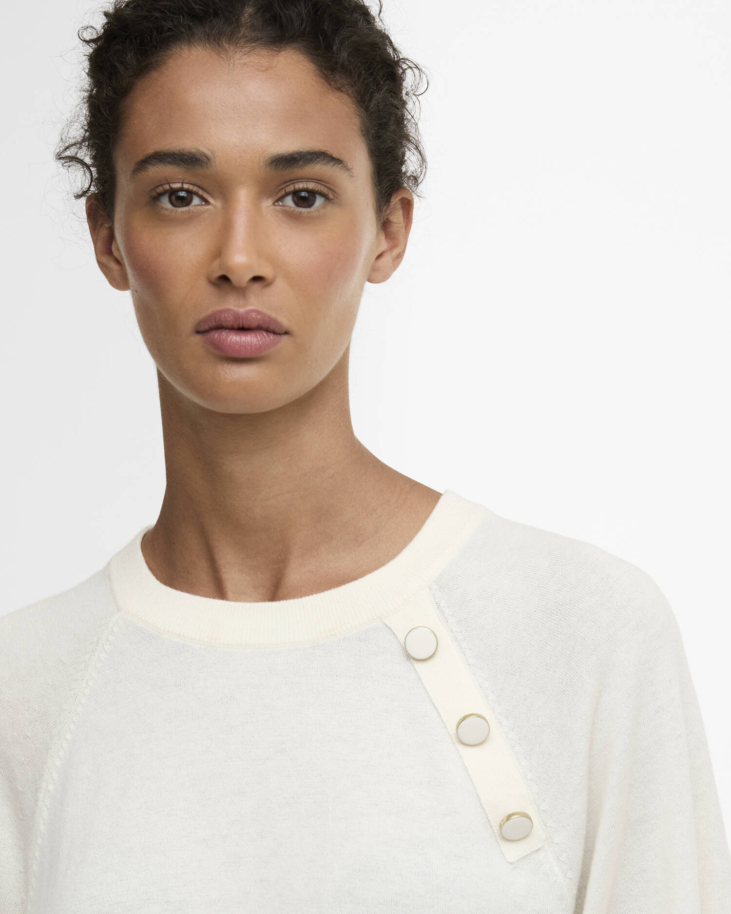 Camille Short-Sleeved Jumper Cloud image number 3