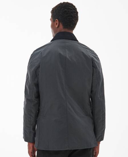 Ashby Waxed Jacket Grey-Classic