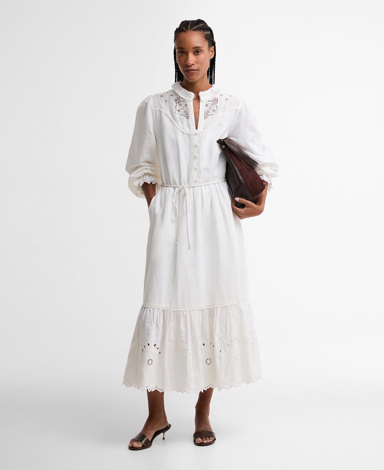 Avebury Maxi Dress White